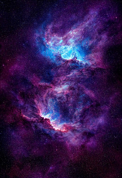 Deep Space Illustration Of Galaxy 33411841