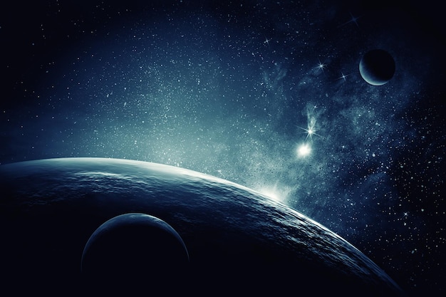 Image Of Outer Space  Mixed Media  Elements Of Ima 28274143